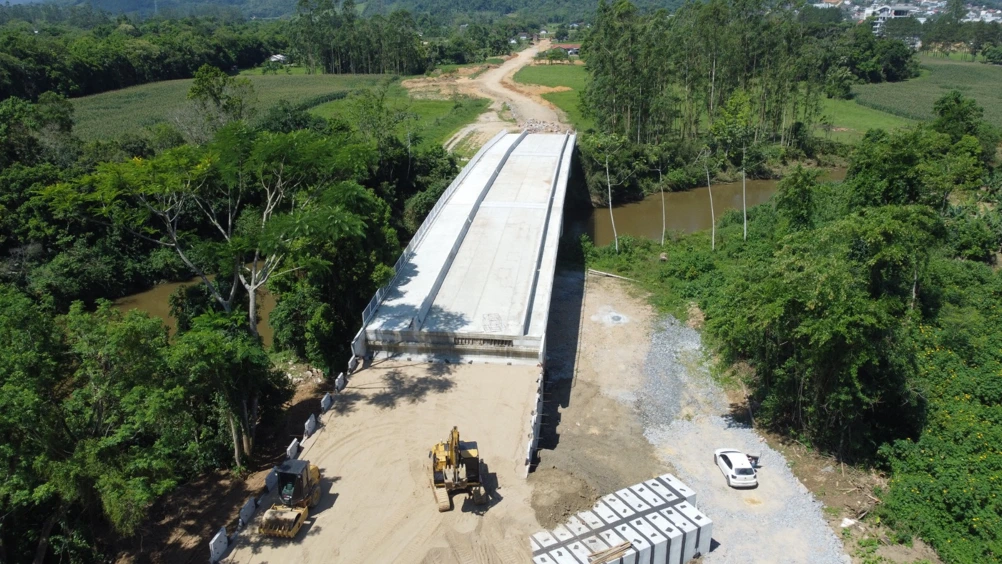 Ponte sobre o Rio dos Cedros – Timbó/SC
